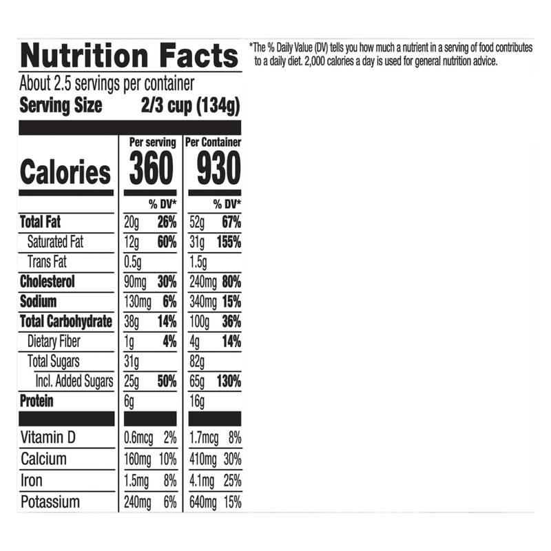 Haagen-Dazs Coffee Chocolate Brownie Ice Cream Pint 14oz