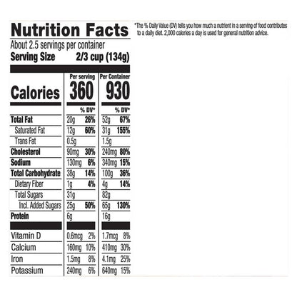 Haagen-Dazs Coffee Chocolate Brownie Ice Cream Pint 14oz