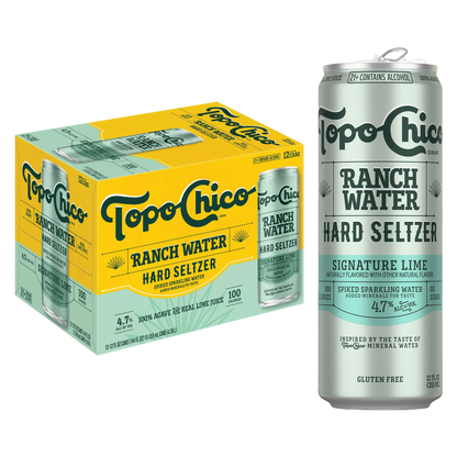 Topo Chico Ranch Water Hard Seltzer 12pk 12oz Cans 4.7% ABV