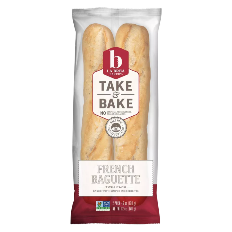La Brea Take & Bake French Baguette - 2ct
