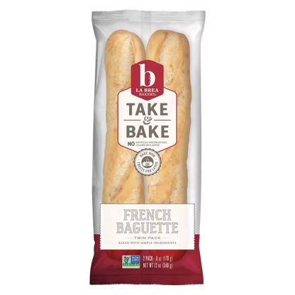 La Brea Take & Bake French Baguette - 2ct