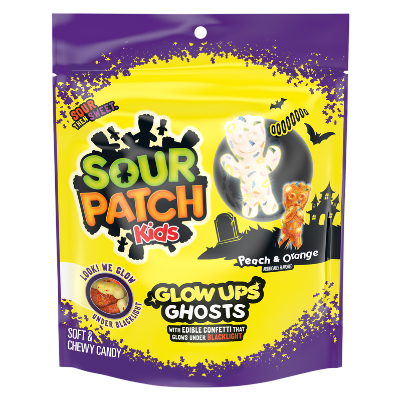 Sour Patch Kids Glowups Ghosts Halloween, 8.37 oz