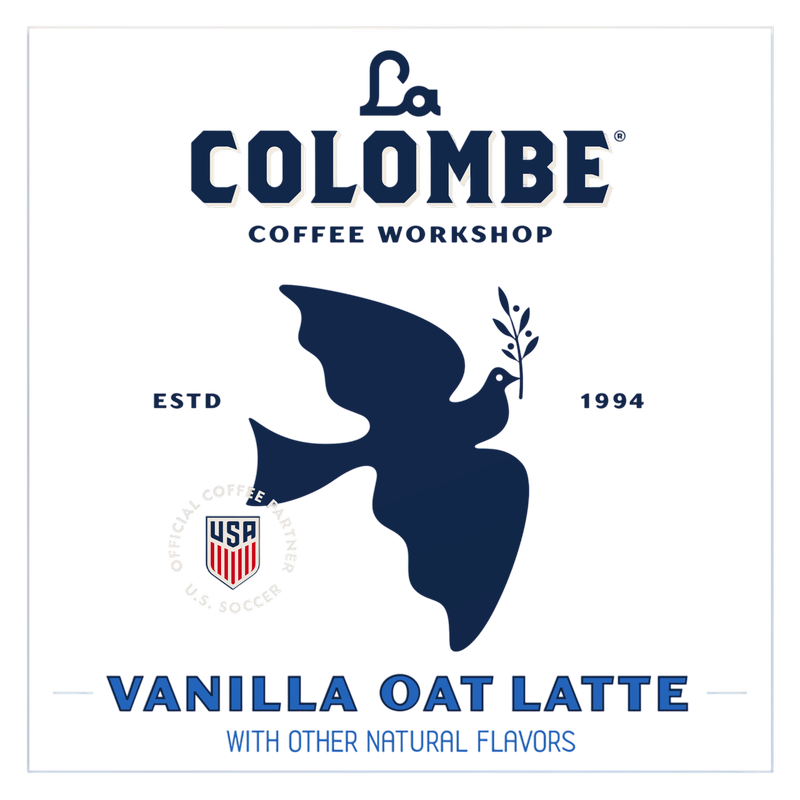 La Colombe Oatmilk Vanilla Draft Latte 4pk 9oz Can