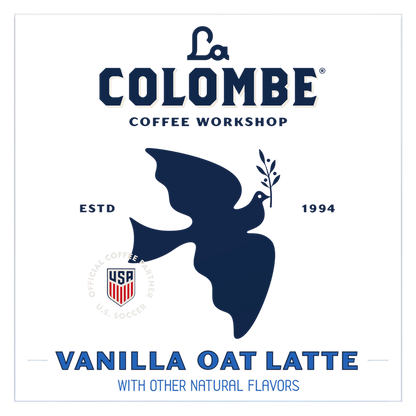 La Colombe Oatmilk Vanilla Draft Latte 4pk 9oz Can
