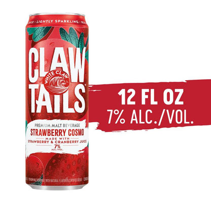White Claw Clawtails Strawberry Cosmo 19.2oz Can 7% ABV