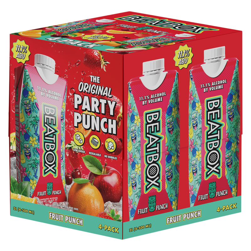 BeatBox Fruit Punch 4pk 500ml