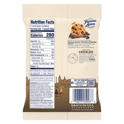Famous Amos Bite Size Chocolate Chip Cookies 2oz