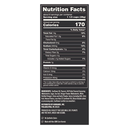 Basically Premium Dill Pickle Small Batch Popcorn 6oz