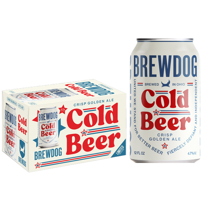 BrewDog Cold Beer 6pk 12oz Can 4.7% ABV