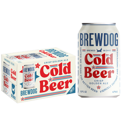 BrewDog Cold Beer 6pk 12oz Can 4.7% ABV