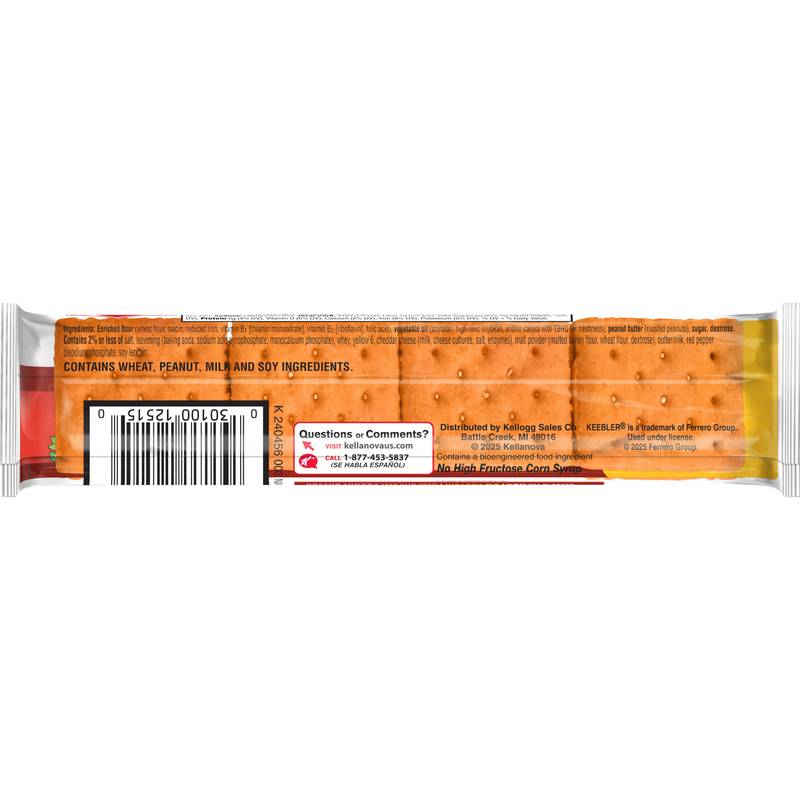 Keebler® Cheese Crackers with Peanut Butter, 1.8 oz