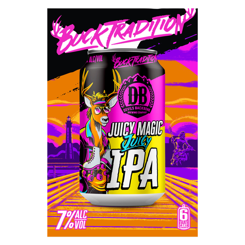 Devils Backbone Juicy Magic Juicy IPA 6pk 12oz Can 7% ABV