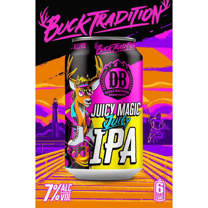 Devils Backbone Juicy Magic Juicy IPA 6pk 12oz Can 7% ABV