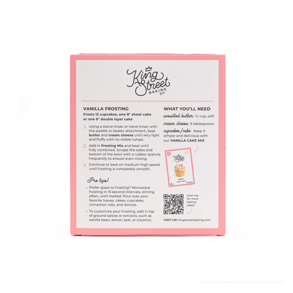 King Street Baking - Vanilla Frosting Mix 8.18oz