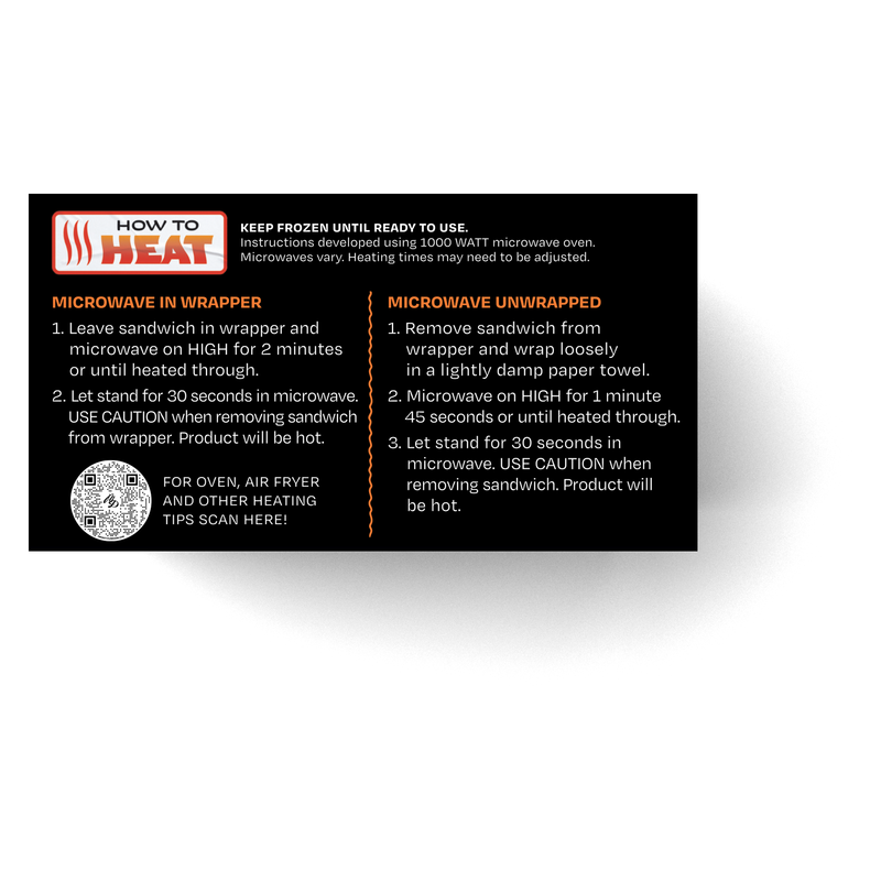 Mason Dixie Foods Single-Serve Cheddar Breakfast Sandwich, 1 ct