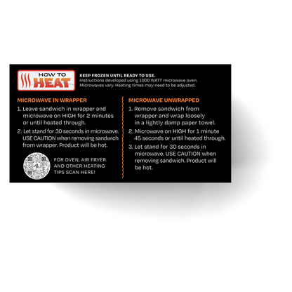 Mason Dixie Foods Single-Serve Cheddar Breakfast Sandwich, 1 ct