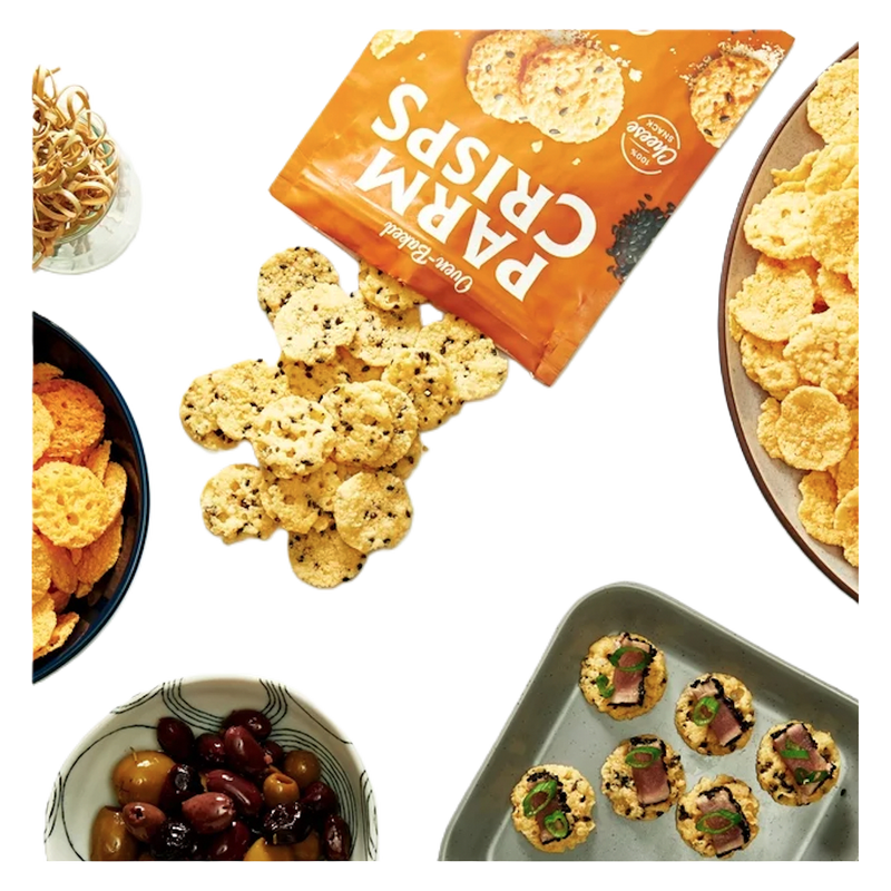 ParmCrisps Gluten-Free Everything Oven-Baked Parm Crisp Cheese Crackers, 1.75 oz