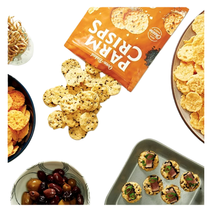 ParmCrisps Gluten-Free Everything Oven-Baked Parm Crisp Cheese Crackers, 1.75 oz