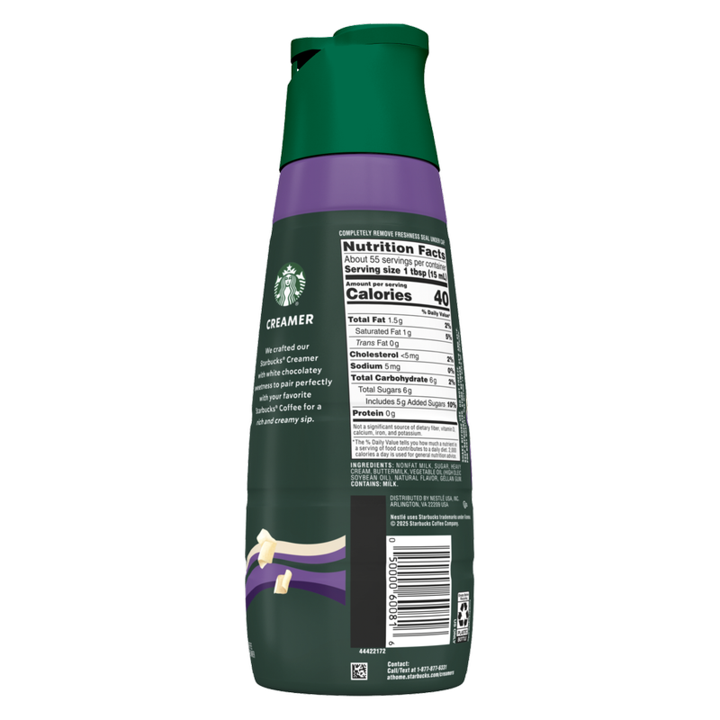 Starbucks White Chocolate Mocha Creamer 28oz Btl