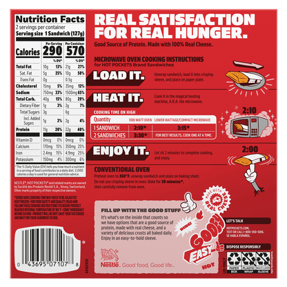 Hot Pockets Frozen Seasoned Crust Angus Beef Philly Steak & Cheese 2ct 9oz