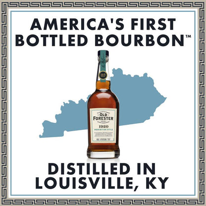 Old Forester Whiskey Row Series: 1920 Prohibition Style Kentucky Straight Bourbon Whisky, 750 mL Bottle, 115 Proof