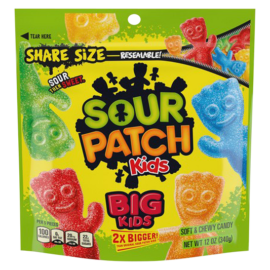 Sour Patch Kids Big Kids Soft & Chewy Candy, 12oz