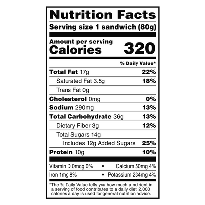 Smucker's Frozen Uncrustables PB & Strawberry on Wheat 1ct 2.6oz