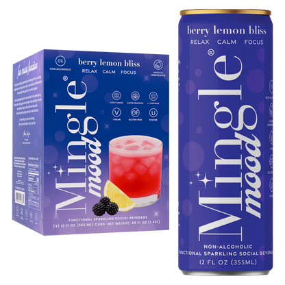 Mingle Mood Berry Lemon Bliss 4pk 12oz Can