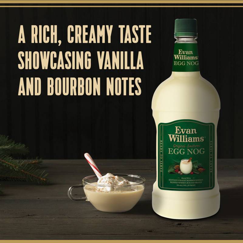 Evan Williams Egg Nog 1.75L (30 Proof)