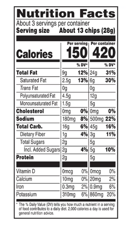 Herr's Honey BBQ Ripple Chip 2.75oz