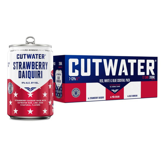 Cutwater Red White & Blue 12pk 200ml Can