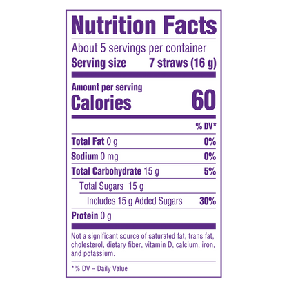 Pixy Stix Assorted Candy Straws 3.2oz