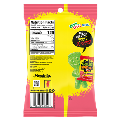 Sour Patch Kids Watermelon Soft & Chewy Candy 8oz