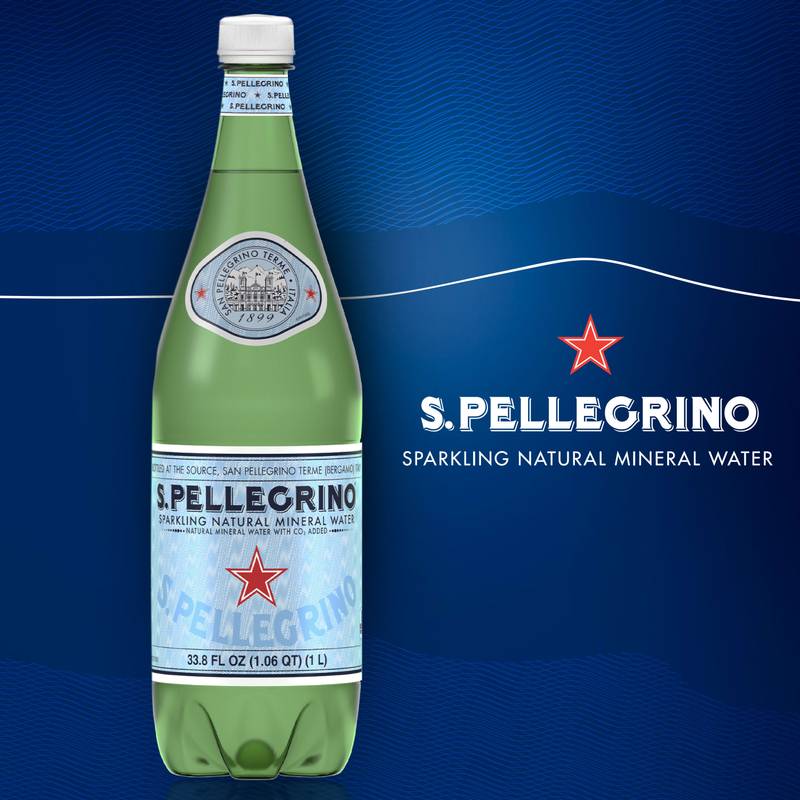San Pellegrino Sparkling Water 12pk 1L Btl