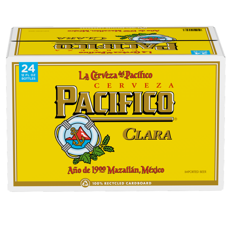 Pacifico 24pk 12oz Btl 4.4% ABV
