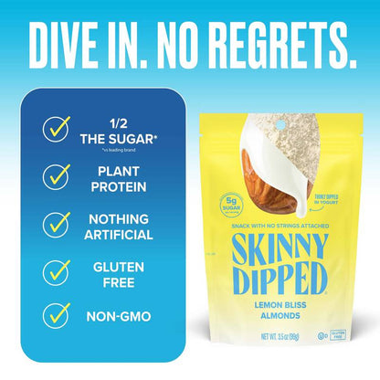SkinnyDipped Yogurt Lemon Bliss Almonds, 3.5oz