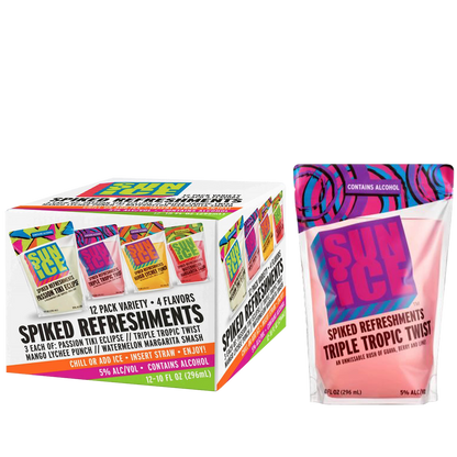 SUNiCE Variety 12pk Pouch 5.0% ABV