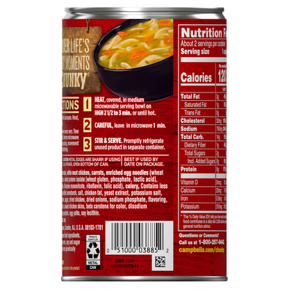 Campbell's Chunky Classic Chicken Noodle Soup 18.6oz