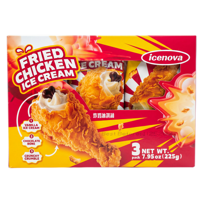 Ice Nova Chicken Drumstick Ice Cream 3ct