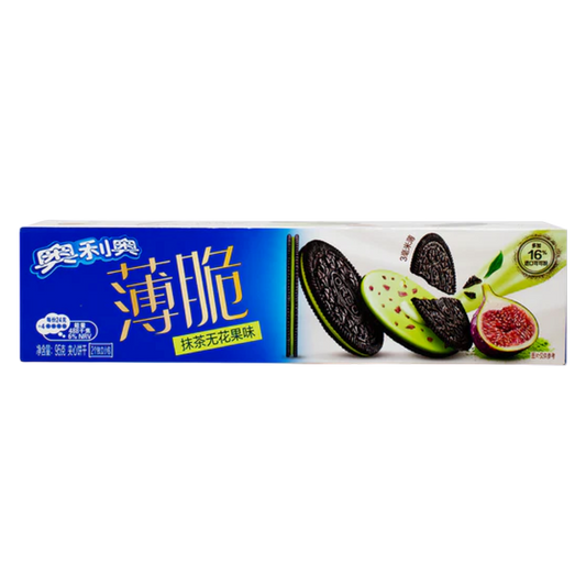 OREO Ultra Thin Matcha Fig Cookies, 3.35 oz