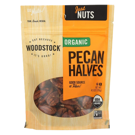 Woodstock Pecan Halves, 4.5 oz