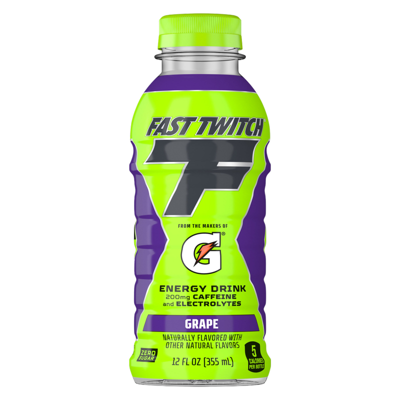 Fast Twitch Energy Drink Grape 12oz Btl