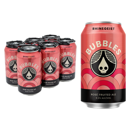 Rhinegeist Bubbles Rose Fruited Ale 6pk 12oz Can 6.2% ABV