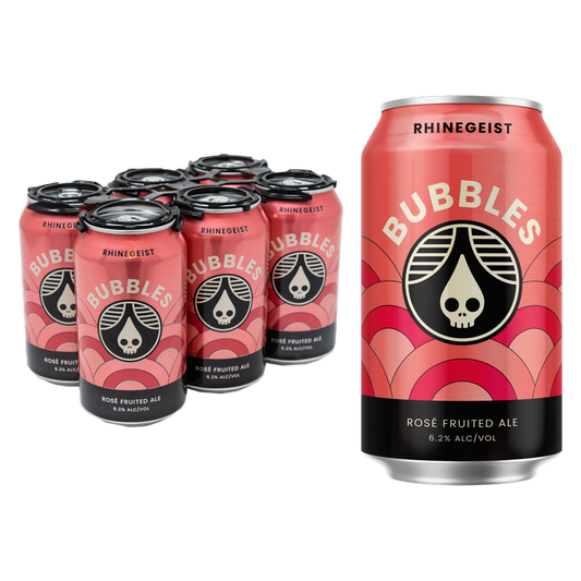 Rhinegeist Bubbles Rose Fruited Ale 6pk 12oz Can 6.2% ABV