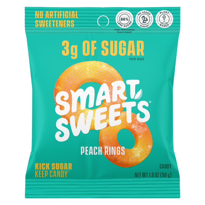 Smart Sweets Peach Rings 1.8oz