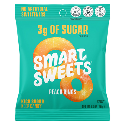 Smart Sweets Peach Rings 1.8oz