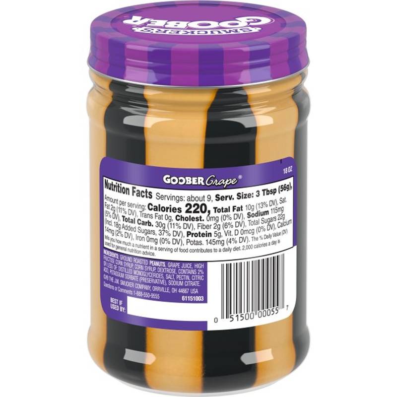 Smuckers Goober Grape Peanut Butter & Jelly Spread