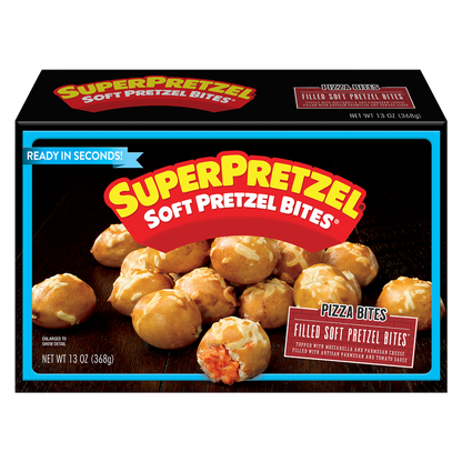 SuperPretzel Frozen Soft Pretzel Pizza Bites 15oz