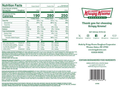 Krispy Kreme July 4th Assorted Doughnuts - 6ct