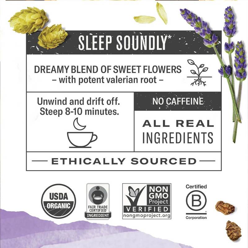 Numi Organic Sweet Slumber Tea 18ct Box